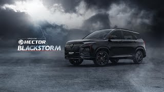 Introducing the MG Hector Blackstorm  TechMeetsAttitude [upl. by Tito154]