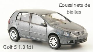 remplacement coussinets de bielles sur golf 5 19 tdi [upl. by Haile]