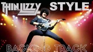 Thin Lizzy Style Guitar Backing Track Backing amp Lead [upl. by April]