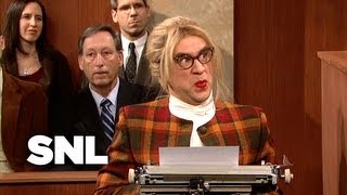 Court Stenographer  Saturday Night Live [upl. by Amoakuh974]