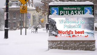 Pulaski NY Buried By 2 Feet Of Heavy Lake Effect Snow [upl. by Ennayelhsa]