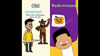 Did I Jumpscare You Old vs ReAnimated shorts animation memes [upl. by Anuait]