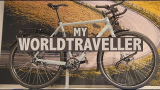 My New Koga WorldTraveller Touring Bicycle For A 3Year Bike Trip [upl. by Aidnic]