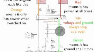 How to read an electrical diagram Lesson 1 [upl. by Asyral360]