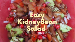 Kidney Beans Salad I Protien Rich Salad With Kidney Beans dietsalad saladrecipes easyrecipes [upl. by Nichy258]