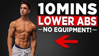 10 MIN LOWER AB WORKOUT GET YOUR LOWER ABS TO SHOW [upl. by Haizek]