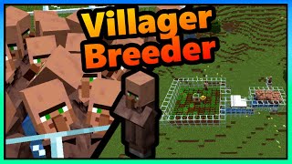 Villager Breeder Farm Minecraft  120  121  Full Automatic [upl. by Eelidnarb]