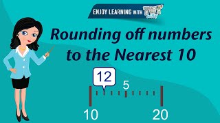 Round off  Rounding to the Nearest Ten  Round off number  Round off examples  Estimate Sum Math [upl. by Hinman992]