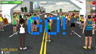 Marathon Runner Game  International Running Stars [upl. by Ramed709]