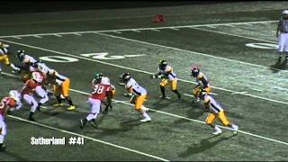 Chad Sutherland  Linebacker  LaPorte High School  2010 Highlight Film [upl. by Marron]