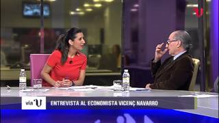 Entrevista a Vicenç Navarro en Vía V [upl. by Iridis]