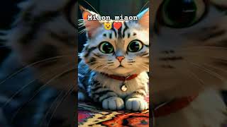 Miaon miaon miaon 😺❤ music love cat catlover youtubeshorts song cute [upl. by Mcevoy]