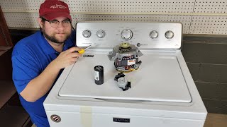 Maytag Washer Wont Spin  How to Troubleshoot a Maytag Centennial Washer [upl. by Aihsotan]