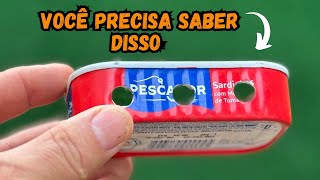 DUVIDO QUEM VAI JOGAR LATA DE SARDINHA NO LIXO DEPOIS DESSE VÍDEO IDÉIA INCRÍVEL [upl. by Ahsek]