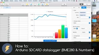 Arduino SDCARD datalogger BME280 amp Numbers [upl. by Link]