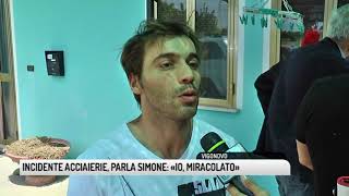 TG VENEZIA 14052018  INCIDENTE ACCIAIERIE PARLA SIMONE «IO MIRACOLATO» [upl. by Ennayllek387]