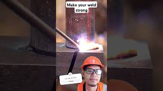 tips tric to weld strong iron welding satisfying diy welder weldertips perfectwelders [upl. by Mehsah178]