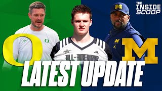 Oregon Ducks vs Michigan BATTLE for Top30 WR Gatlin Bair  Decision Coming Soon [upl. by Ahsotan657]