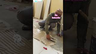 Flooring fitting 60x120 construction tileworks mychannel hometiles youtube subscribemychannel [upl. by Aicilla188]