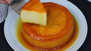 FLAN DE LECHE CONDENSADA SUPER DELICIOSO Y FÁCIL [upl. by Jamila]