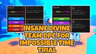 Build INSANE TEAM 277X DPC for IMPOSSIBLE TIME TRIAL In Anime Fighters Simulator  Roblox [upl. by Walls845]