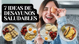 7 ideas de desayunos saludables siendo nutricionista [upl. by Williamsen]