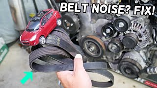 HYUNDAI TUCSON SERPENTINE BELT NOISE NOISY BELT FIX [upl. by Nyltiak]