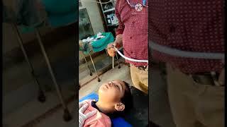 coin removal from criopharynx by esophagoscopy गले में फंसे सिक्का को निकालना। [upl. by Ramoh]