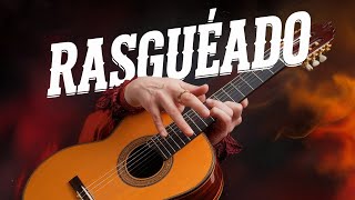 How to play Rasgueado flamenco Rasgueado technique lesson [upl. by Nosinned]