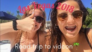 LAS VEGAS VLOG 2018 ROADTRIP TO VIDCON [upl. by Ettenuahs100]