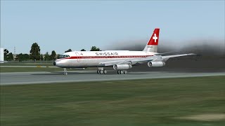 FSX  Convair CV990s at EGBBBHX Birmingham UK  xviews [upl. by Notsgnik313]