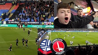 BOLTON PICK UP POINT IN 6 GOAL THRILLER  BOLTON 33 CHARLTON  BWFC V CAFC [upl. by Nitneuq]