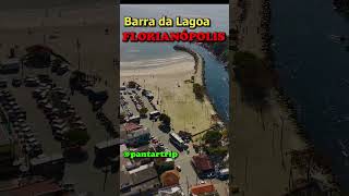 BARRA DA LAGOA BEACH PRAIA DA BARRA DA LAGOA  Florianópolis  Brazil  DRONE 4K [upl. by Abibah]