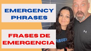 Emergency Vocabulary Vocabulario de Emergencia [upl. by Leahcim]