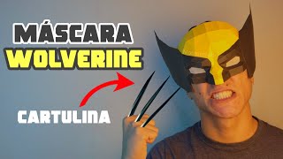 Cómo hacer una Máscara de Wolverine de cartulina  Momuscraft [upl. by Aihsem271]