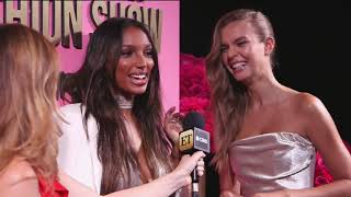 Victorias Secret Fashion Show Model Interviews  Beautiful Victoria’s Secret Fashion Show Angels [upl. by Nodnarbal]