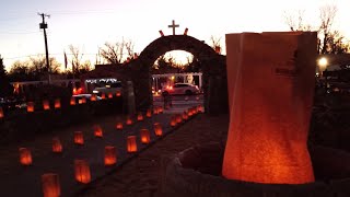 Christmas Eve Luminarias in Tularosa New Mexico [upl. by Carroll]