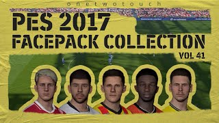 PES 2017 FACEPACK COLLECTION V41 [upl. by Neddie55]