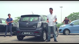 DRIVEN 2015 4 Perodua Axia vs Proton Iriz vs Kia Picanto [upl. by Leno459]