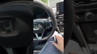 2021 Honda Accord key test after reprogram [upl. by Eirollam]