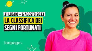 Oroscopo la classifica dei segni più fortunati della settimana dal 31 luglio al 6 agosto 2023 [upl. by Arved]