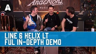 Line 6 Helix LT  Full InDepth Demo [upl. by Llehsor]