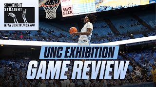 Shooting It Straight UNC Exhibition Game Review  Inside Carolina Analysis [upl. by Antonetta758]