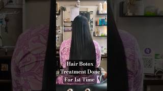 Hair Botox Done For 1st Time hairstyle hair haircare hairbotox hairbotoxtreatment trending [upl. by Zavala]