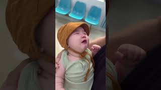 Baby Getting Vaccine Shots and Crying  Cute Baby Crying Video shorts babyvaccine cutebabycrying [upl. by Nnazus]