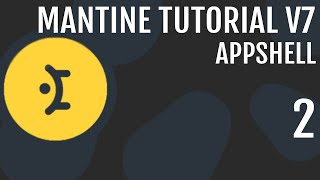 Mantine UI V7 Course 2  AppShell [upl. by Iem]