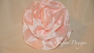 How to Make a Fabric RoseStep by Step Tutorial [upl. by Lavotsirc]