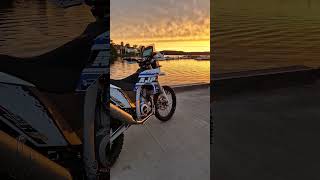 Magical sunset  AJP PR7 Rally adventurebikerider advlife ajppr7 sunset ajppr7adventure650 [upl. by Major]