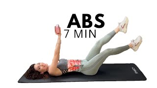 7Minute Abs Quick amp Intense Workout for a Flat Belly [upl. by Illehs]