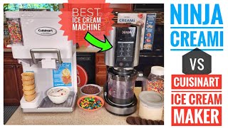 Ninja Creami vs Cuisinart Soft Serve Ice Cream Maker Comparison I LOVE NINJA [upl. by Brett]